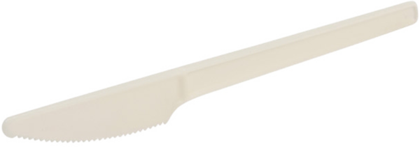 Plastikmesser weiß, 17,5 cm Länge